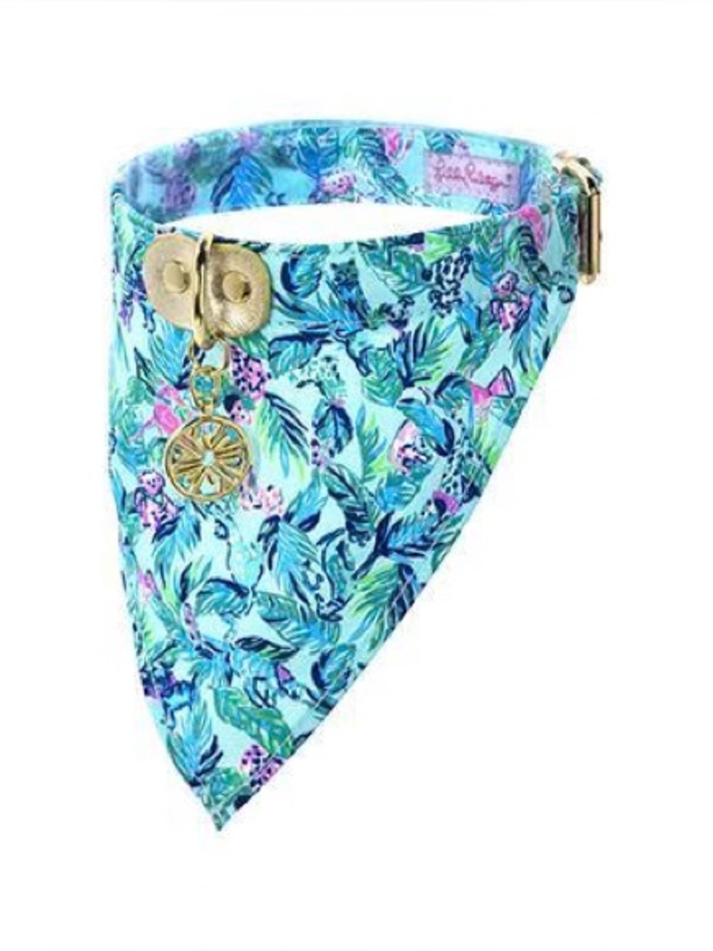 BNWT Lilly Pulitzer Dog Collar with Bandana